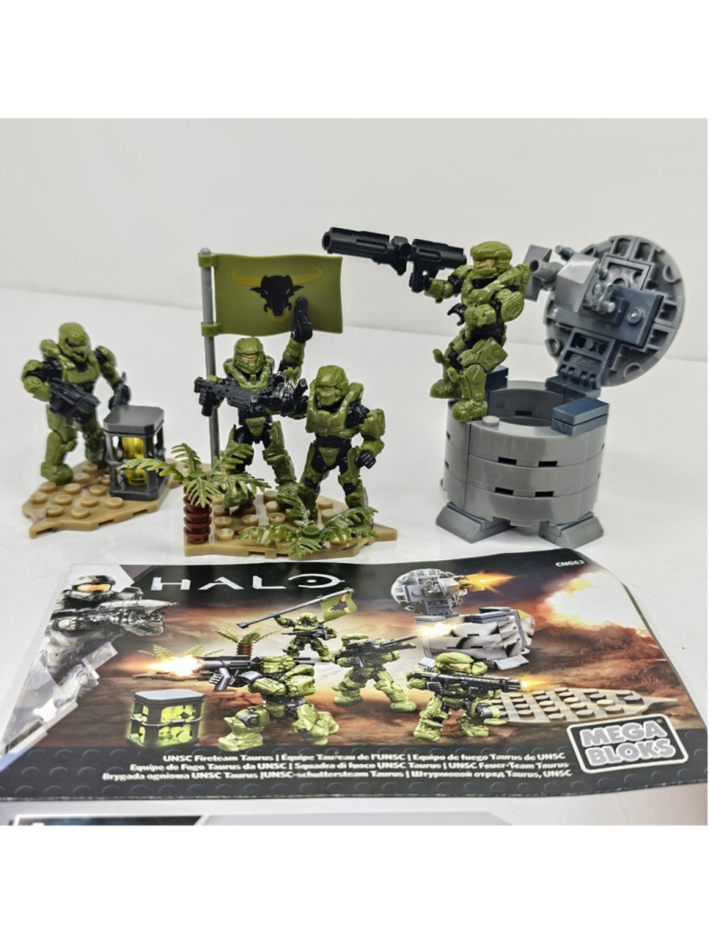 2015 Mega Bloks HALO UNSC Fireteam Taurus CNG63 With Instructions